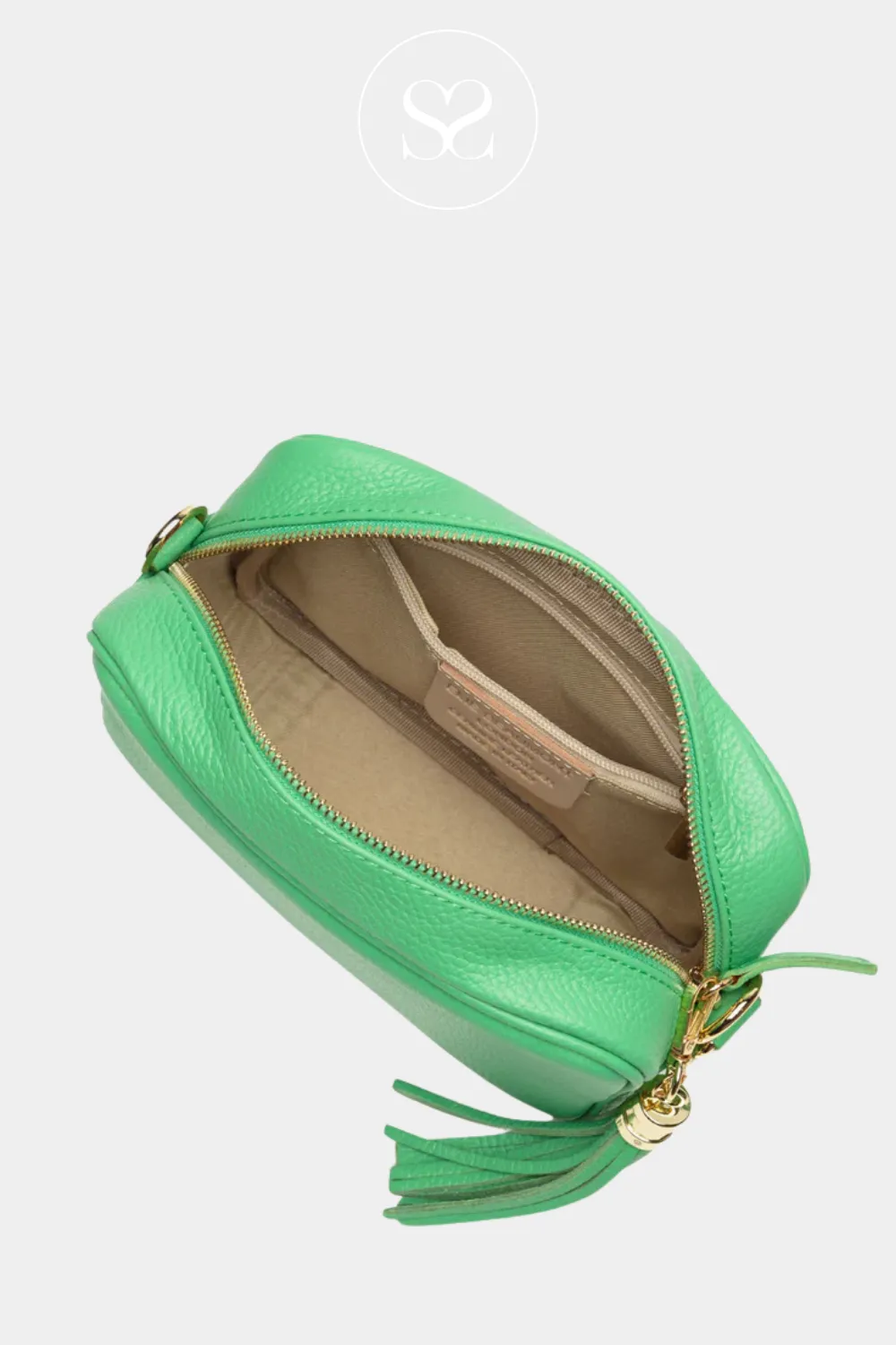 ELIE BEAUMONT - CROSSBODY BAG - PISTACHIO GREEN