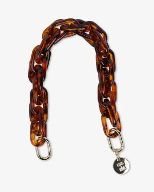 ELMS KING | Acrylic Chain Strap | Tortoise Shell