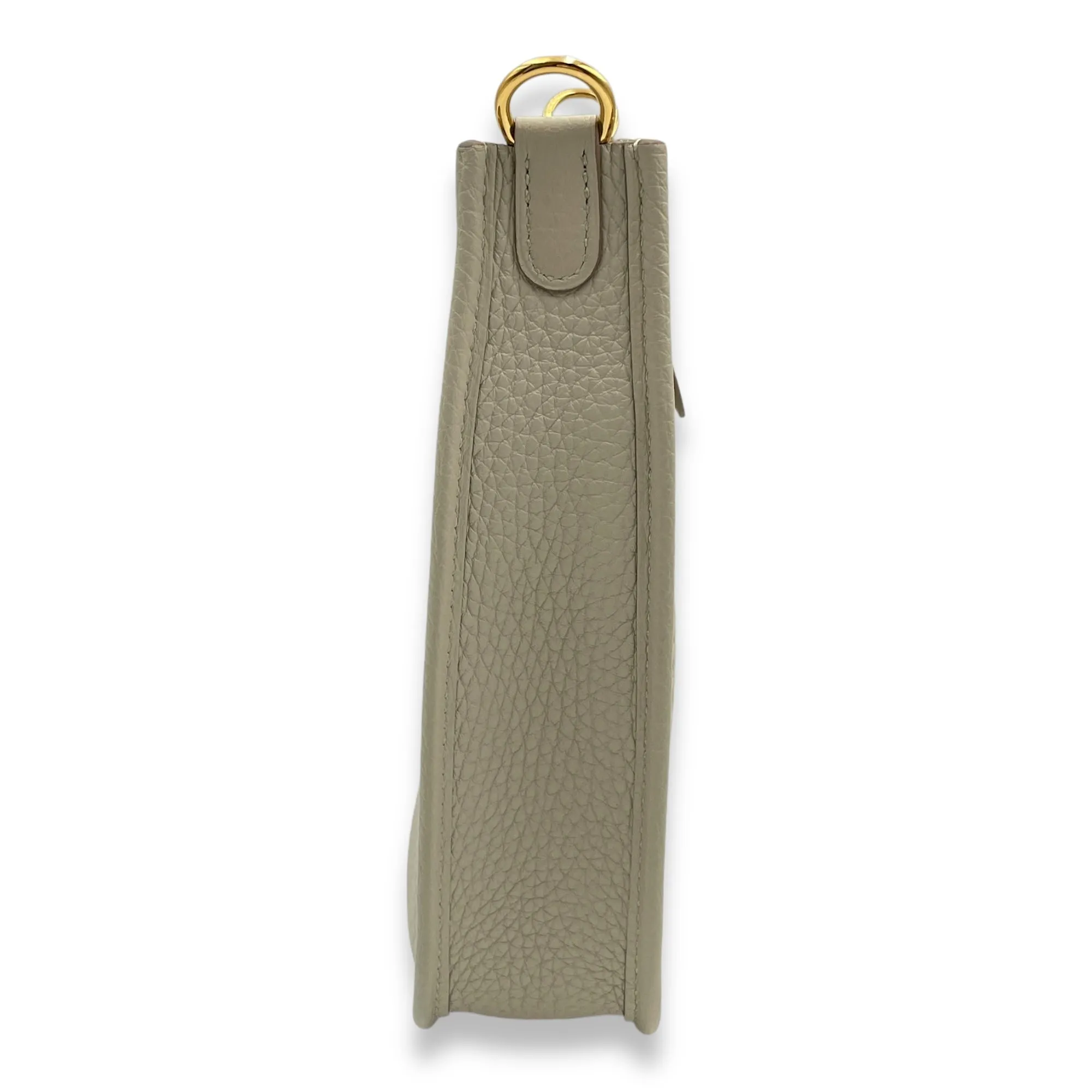 Evelyne Mini Beton in Clemence, Gold hardware