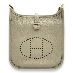 Evelyne Mini Beton in Clemence, Gold hardware