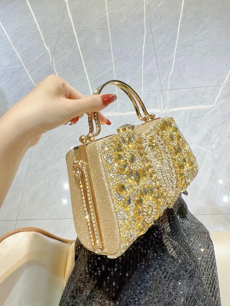 Evening Shinning Rhinestone Clutches MNBF112