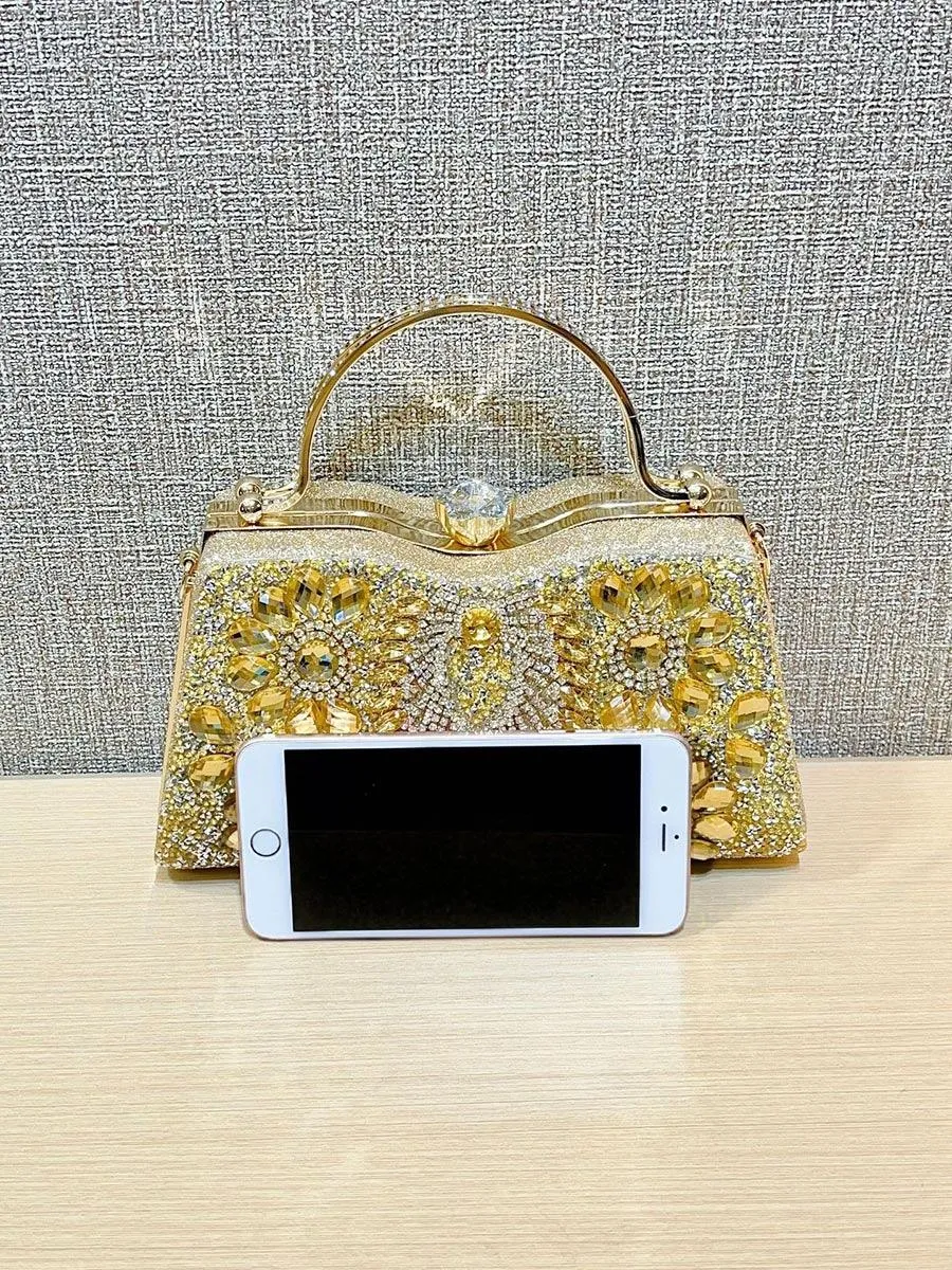 Evening Shinning Rhinestone Clutches MNBF112