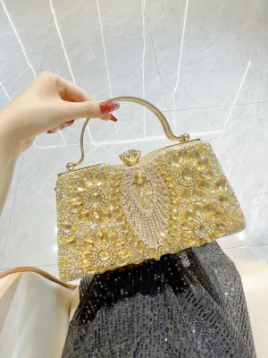 Evening Shinning Rhinestone Clutches MNBF112