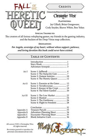 Fall of the Heretic Queen Adventure Set