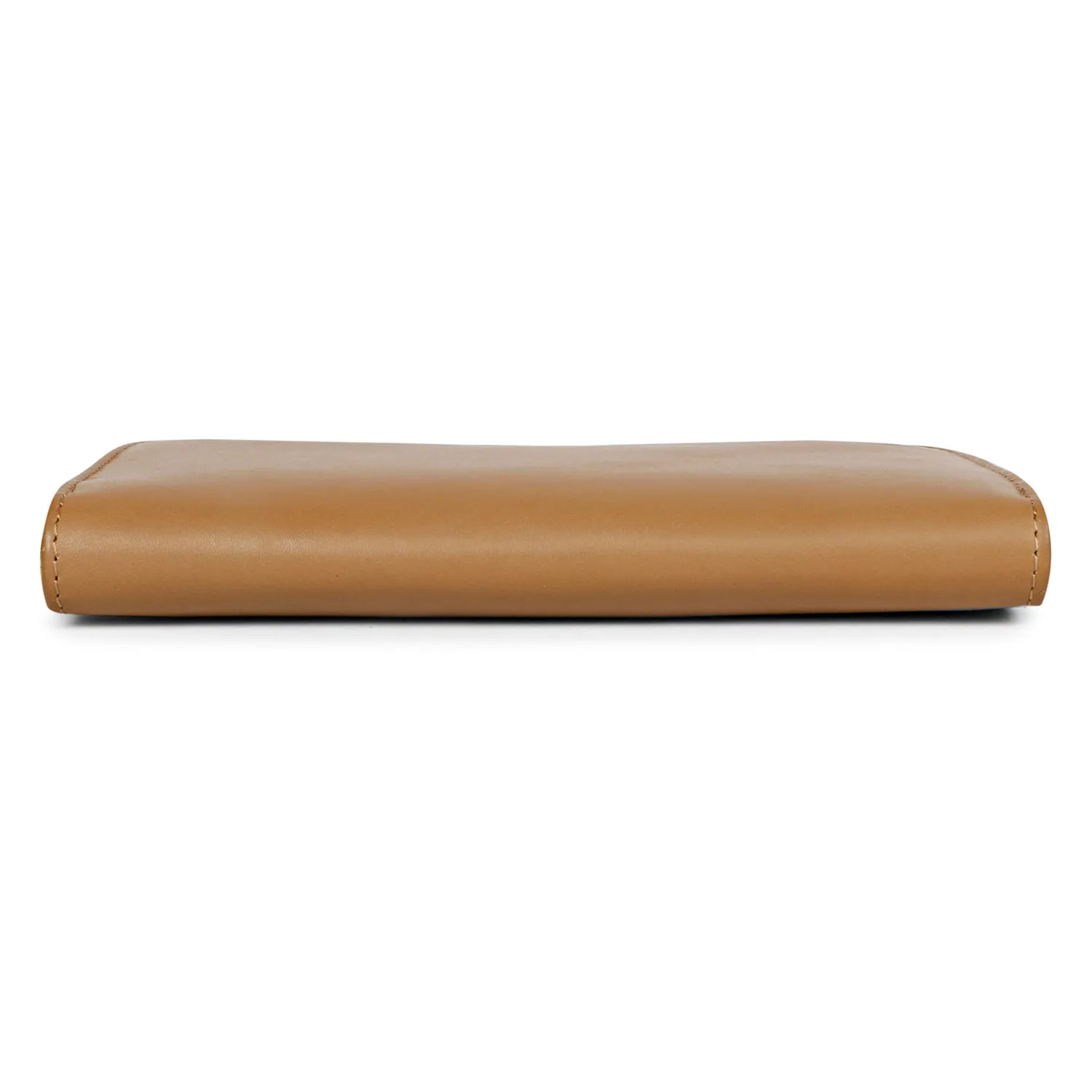 Favore Tan Leather Purse Clutches