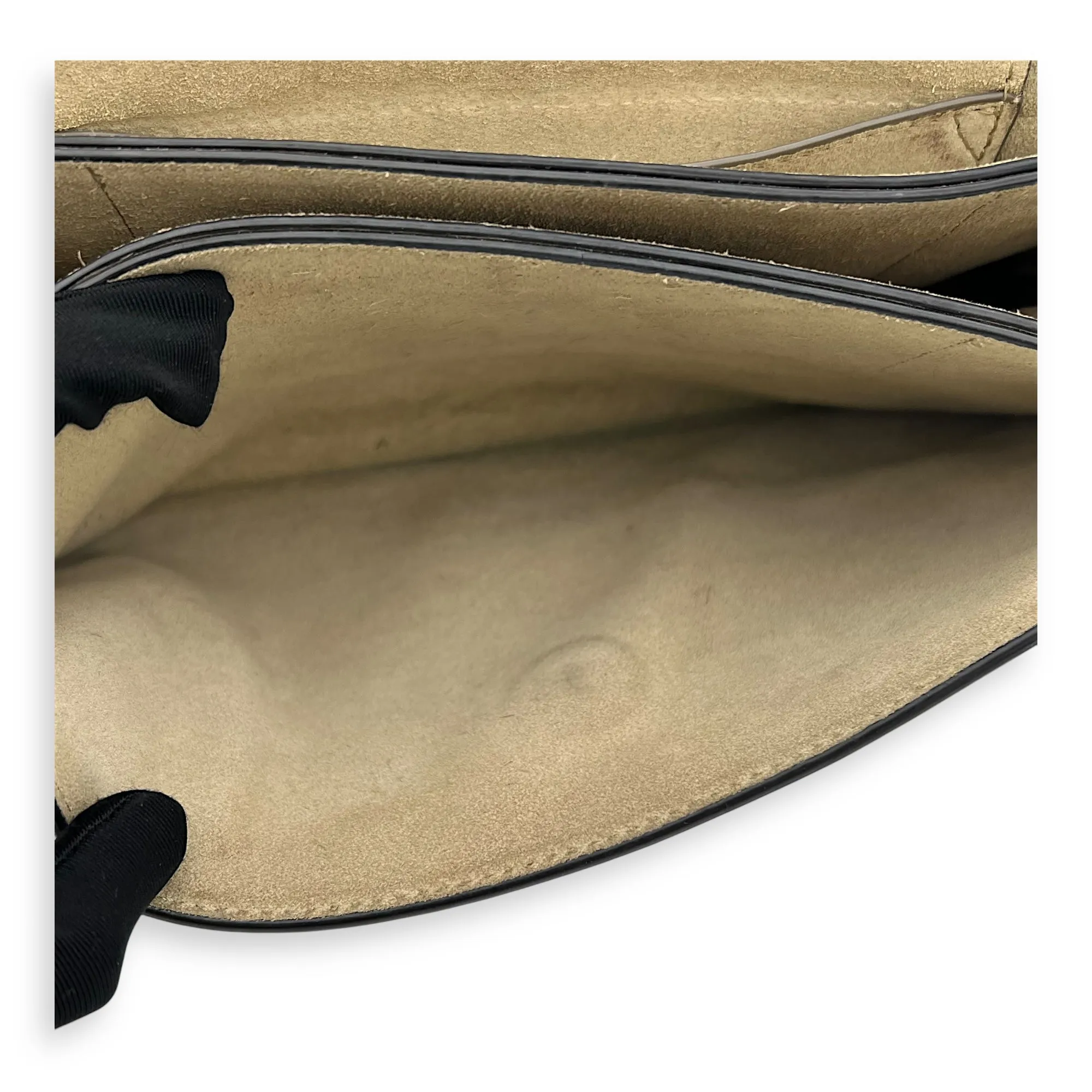 Faye Grey Crossbody Bag in Calfskin, Gold hardware