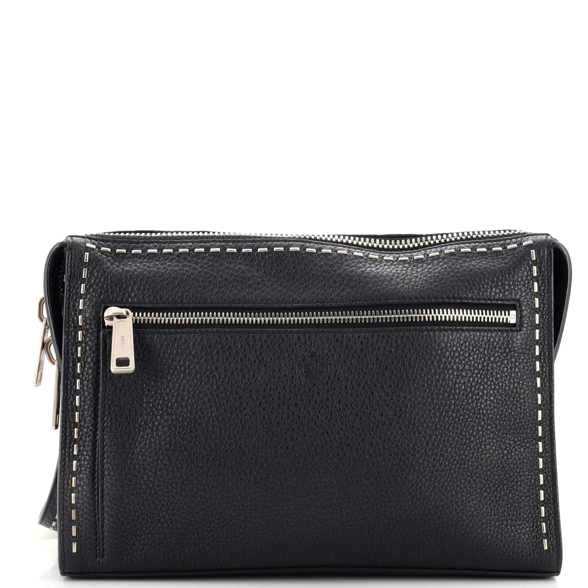 FENDI Selleria Convertible Document Holder Leather Medium