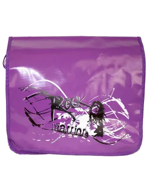 Fino SK-TPN-01 Faux Leather Rock Warrior Waterproof Messenger Bag