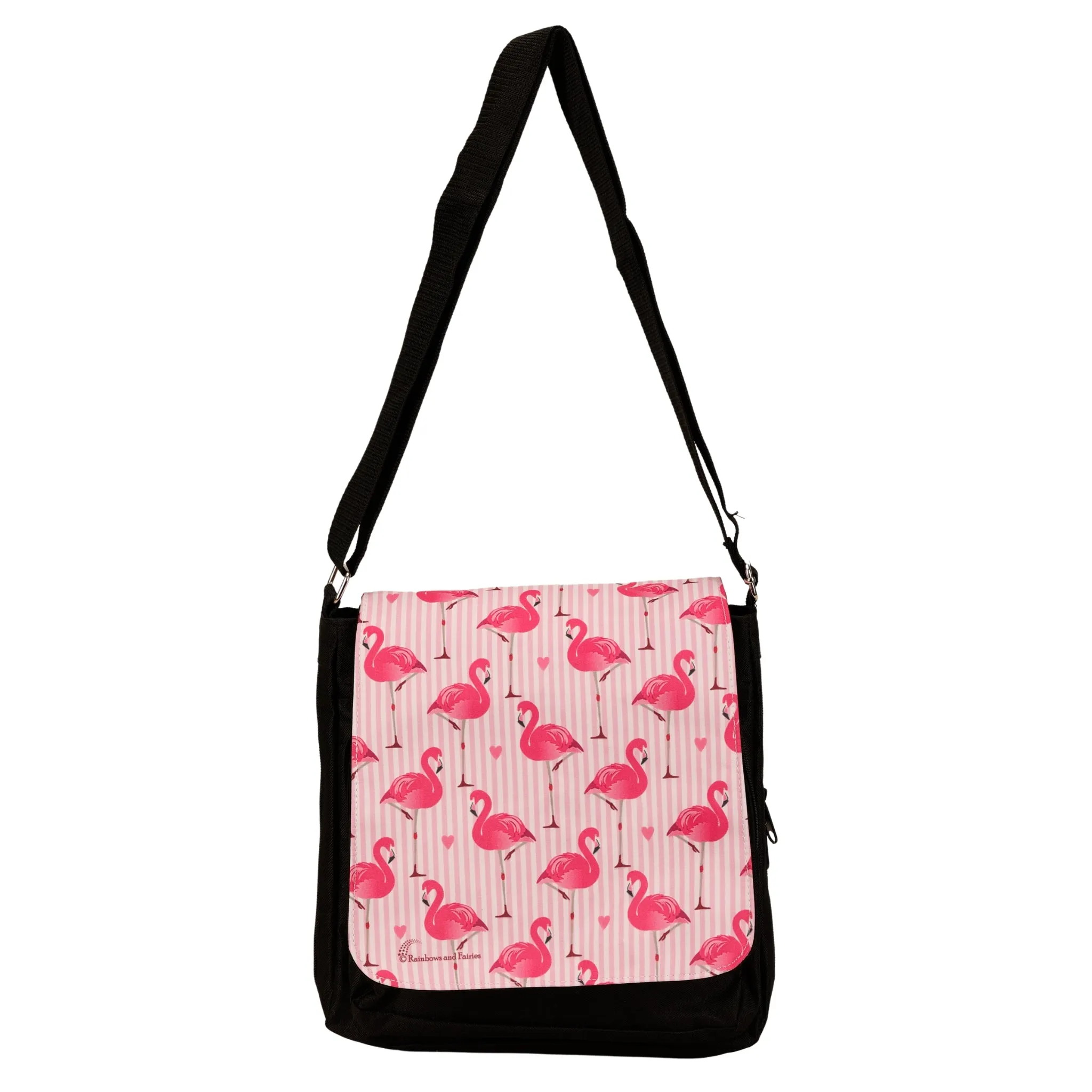 Flamingo Love Messenger/Satchel/Crossbody Bag
