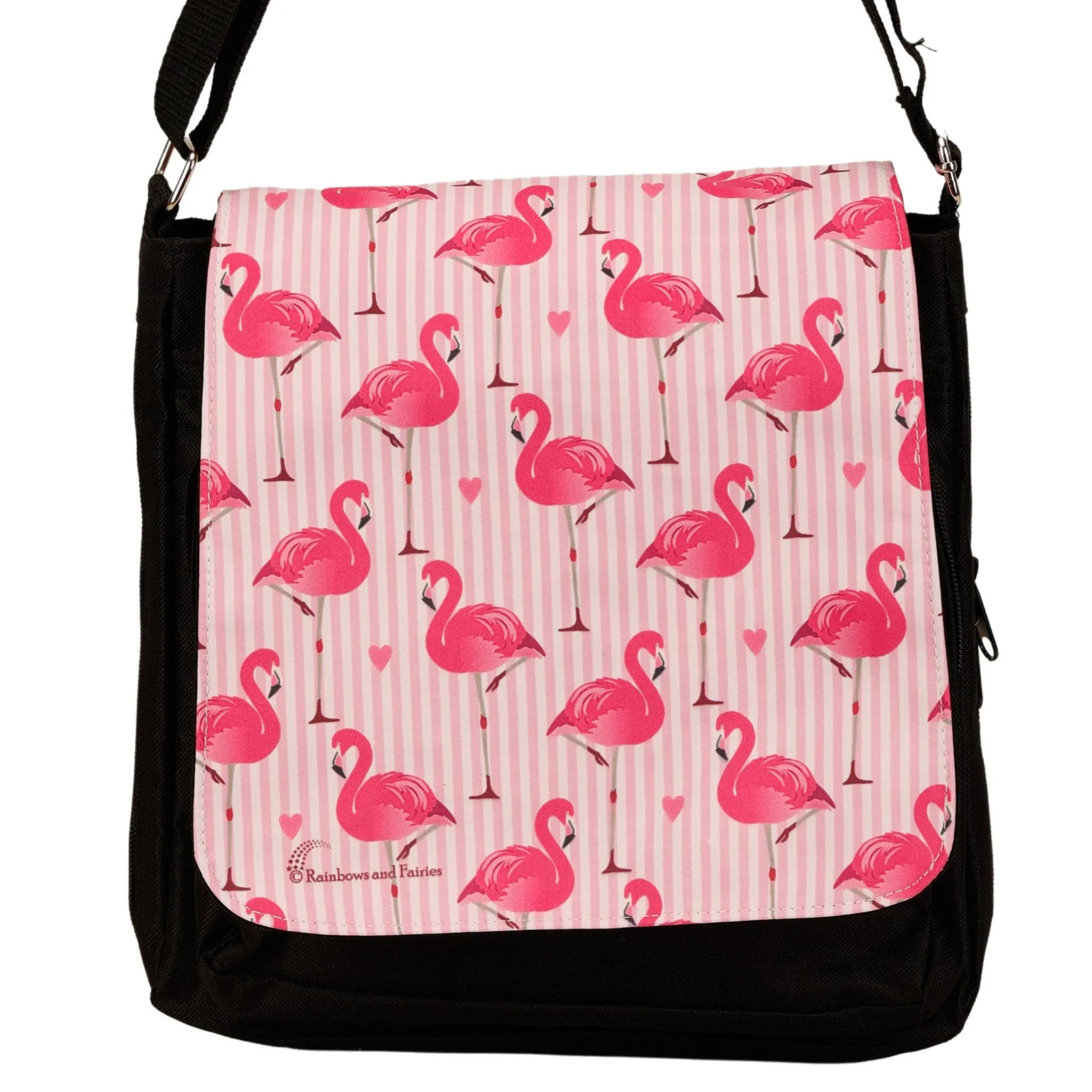 Flamingo Love Messenger/Satchel/Crossbody Bag