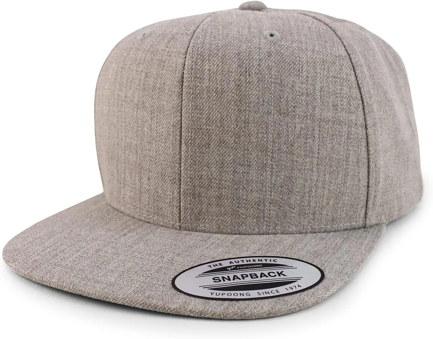 Flexfit Oversize XXL Structured Blank Flatbill Snapback Cap