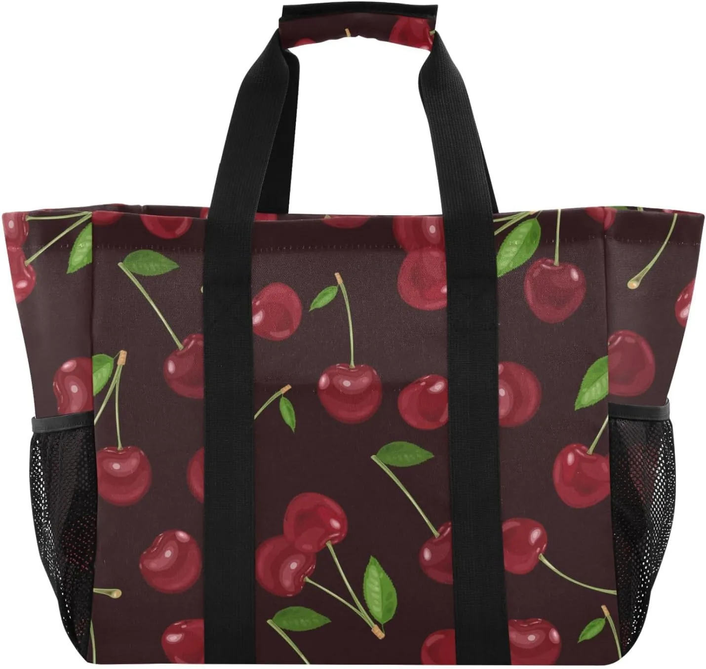 Foldable Grocery Reusable Tote Grocery Bag, Travel Canvas Shoulder Bags, Large Casual Laundry Pool Beach Bag