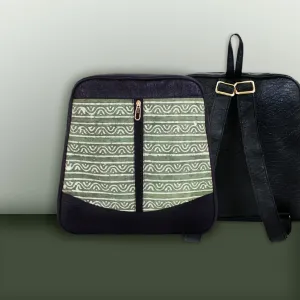Forest Road Block-printed Backpack