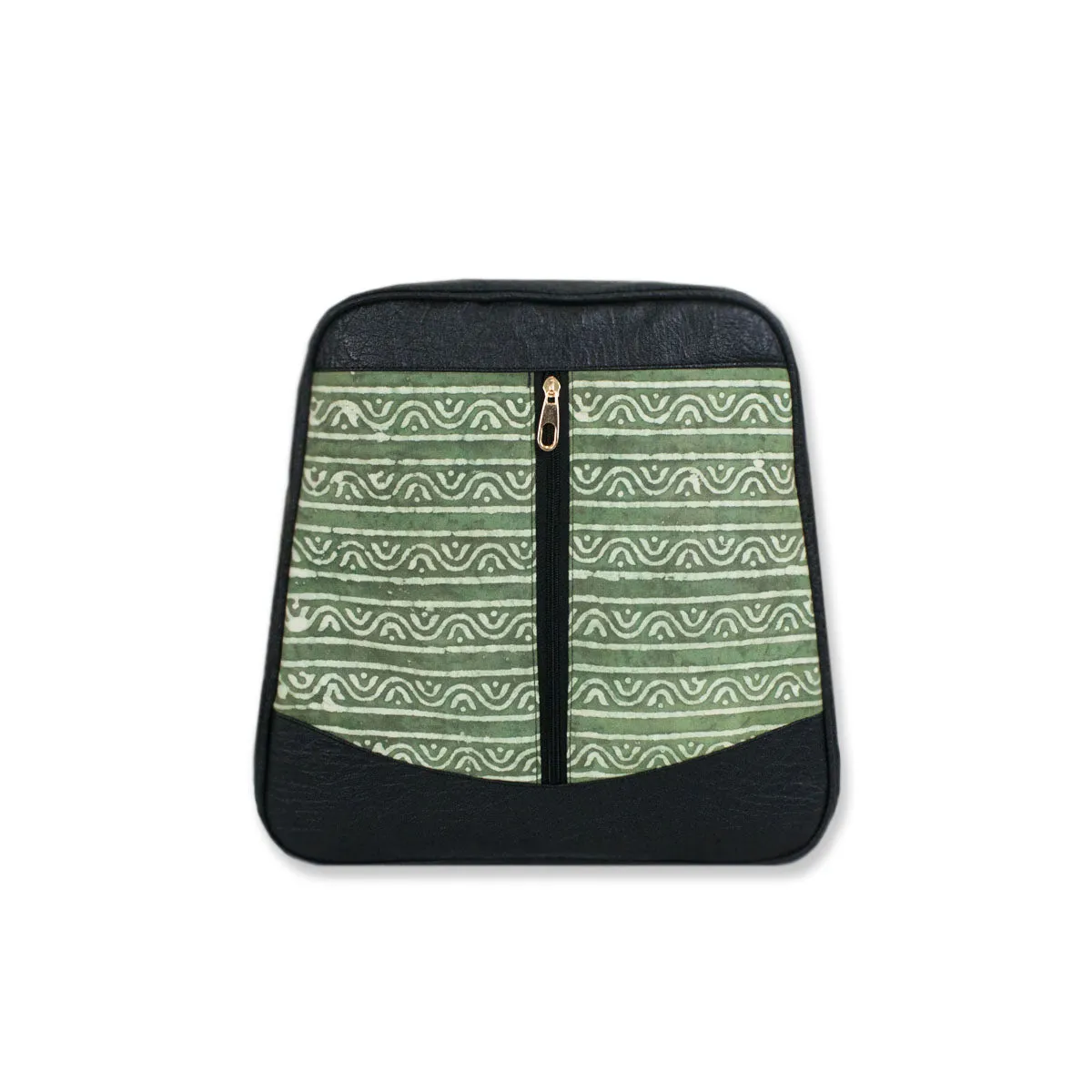 Forest Road Block-printed Backpack