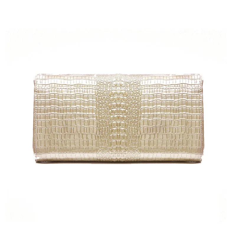 Franny genuine leather clutch