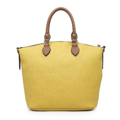 Front Zippered Pocket Satchel