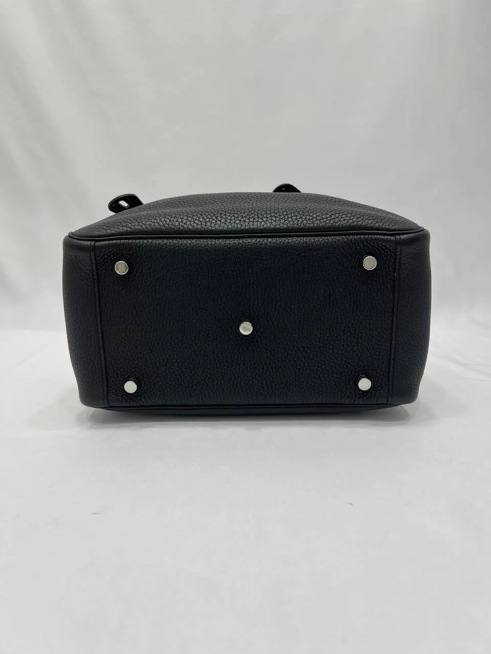 FULL SET HERMES Lindy 26 Taurillon Clemence Noir With Palladium Hardware