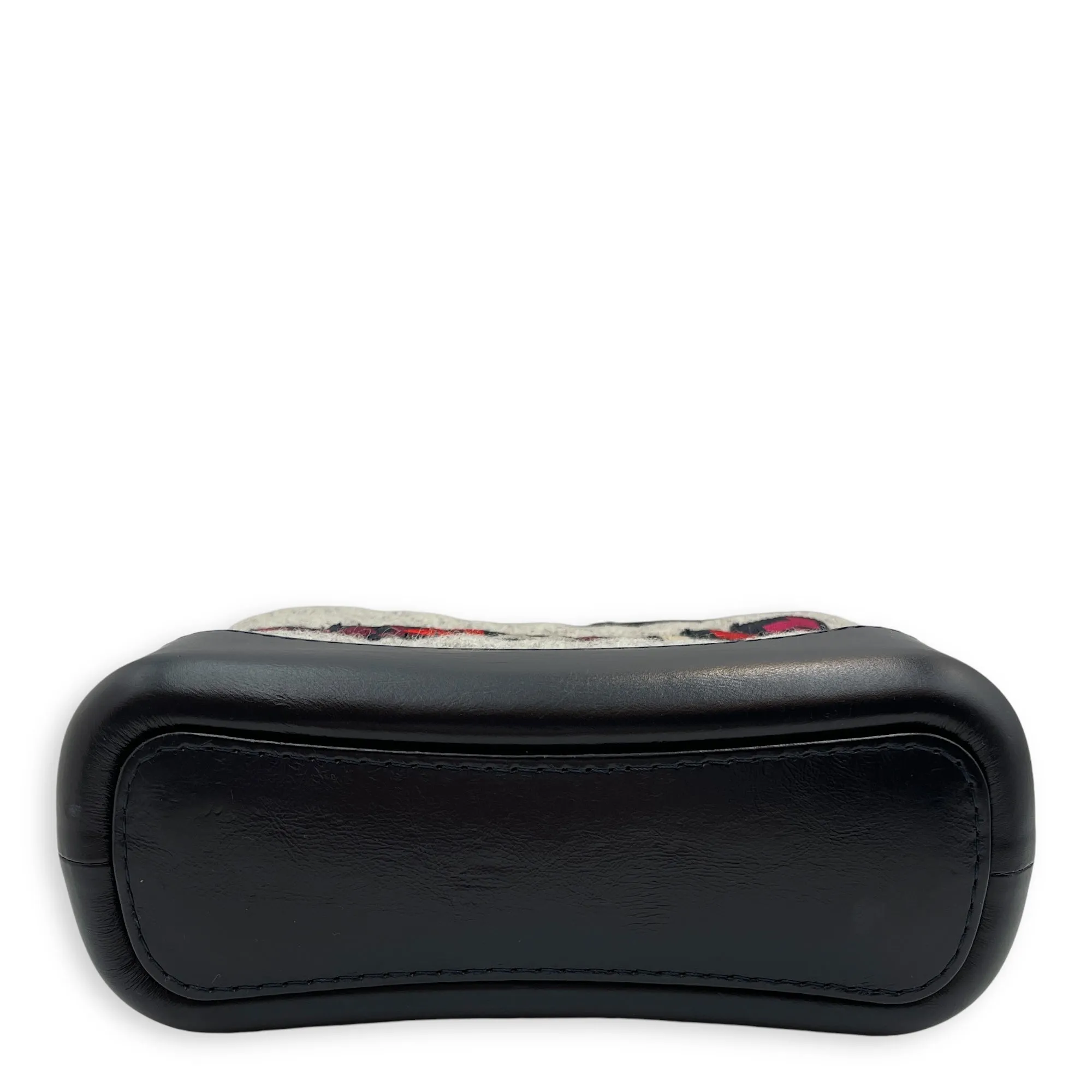 Gabrielle Hobo Small Grey,red, pink, black Shoulder Bag in Calfskin, 3-Tone hardware
