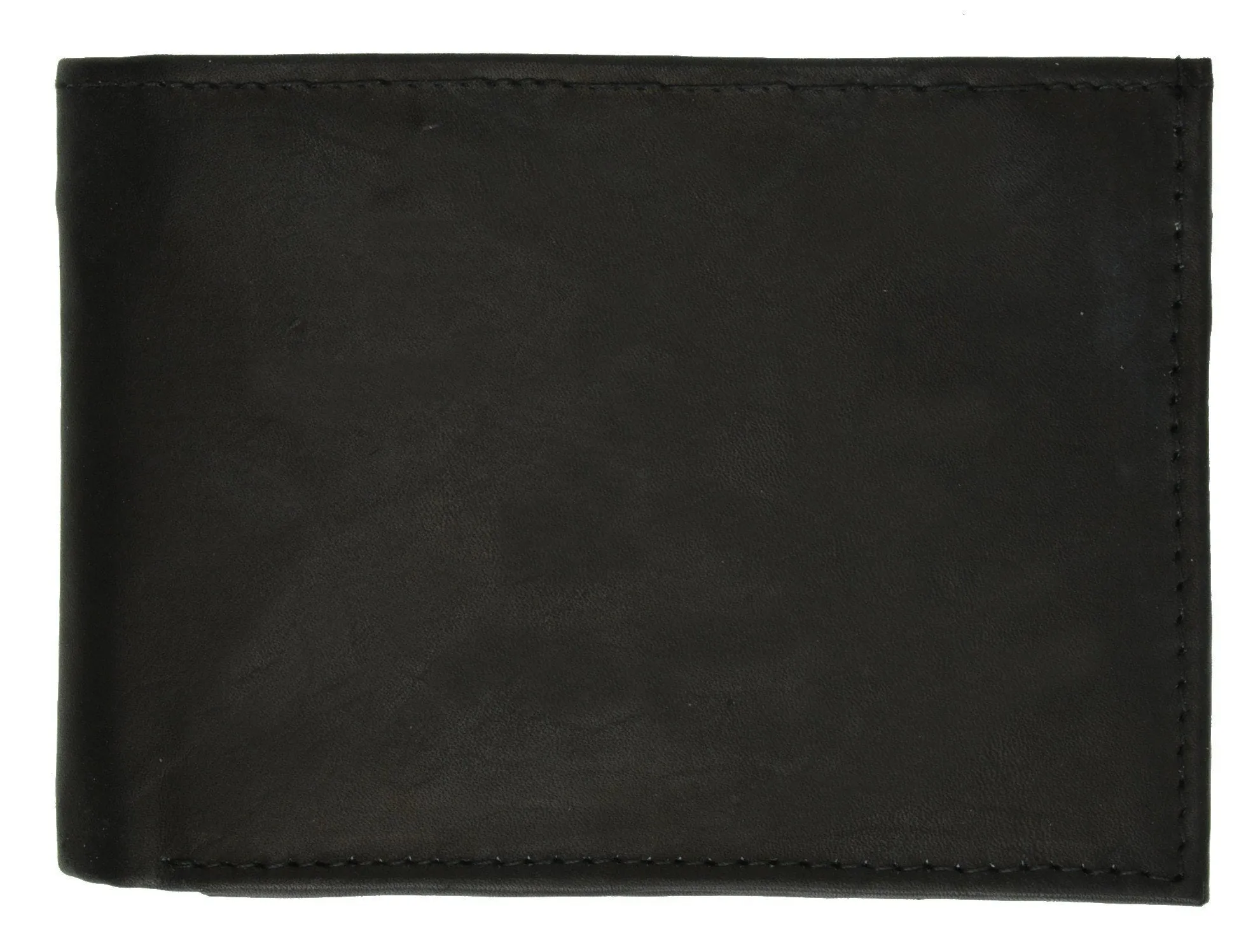 Genuine Leather Bi-fold with Removable Compartment - Brown