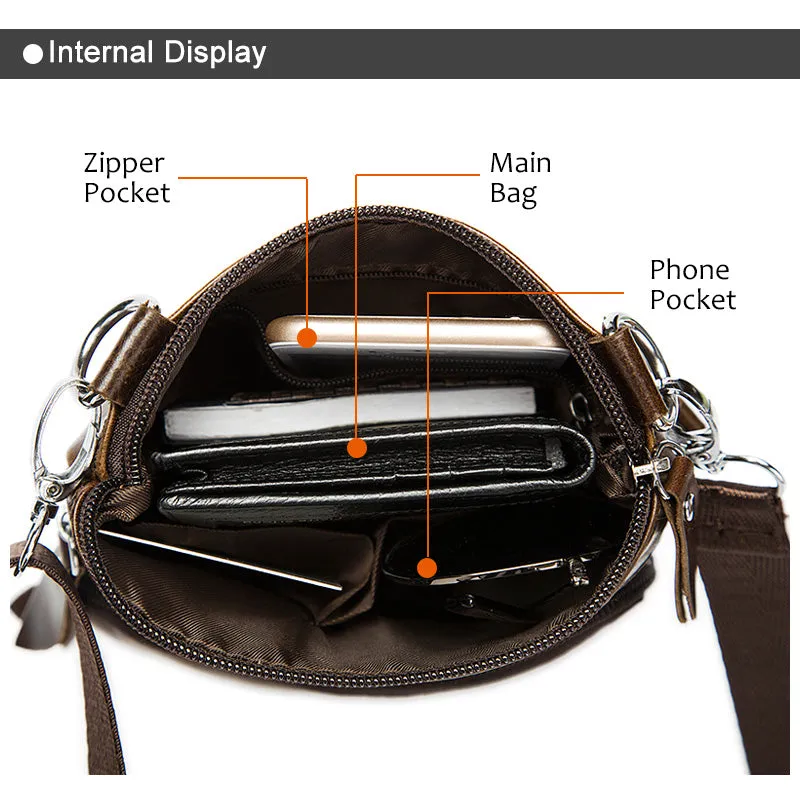 Genuine Leather  Crossbody Shoulder Messenger  Bags