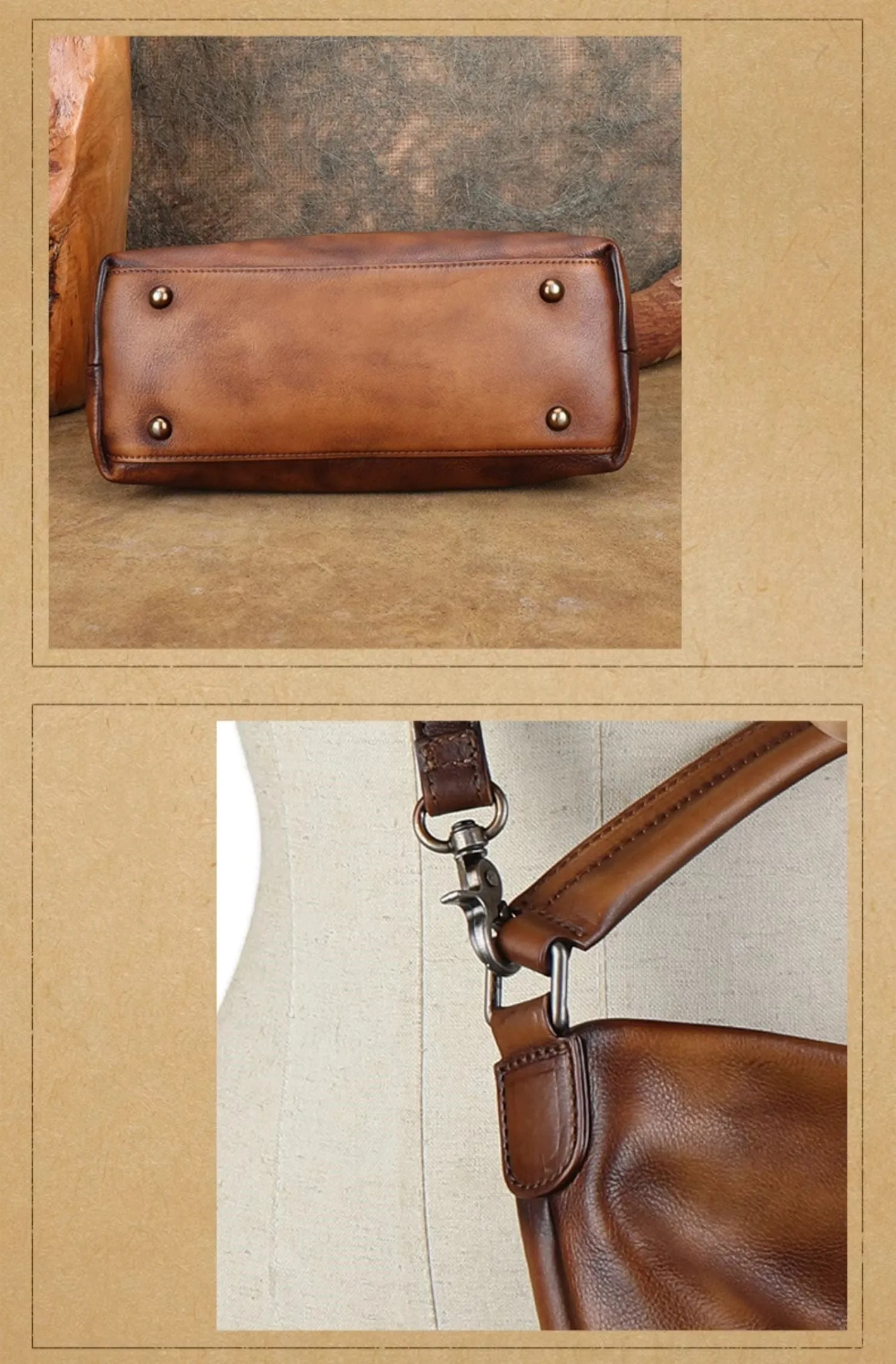 Genuine Leather Hobo Purses Bags For Women Best Leather Hobo Bags