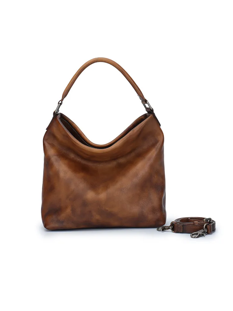 Genuine Leather Hobo Purses Bags For Women Best Leather Hobo Bags