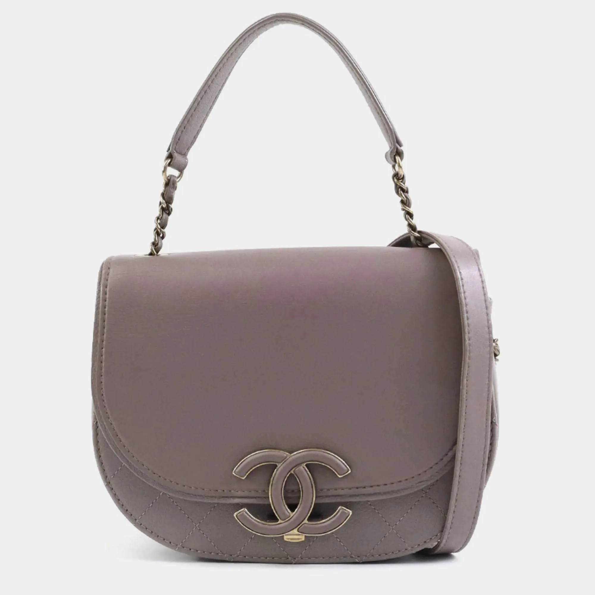Goatskin Leather  Coco Curve Shoulder Bags