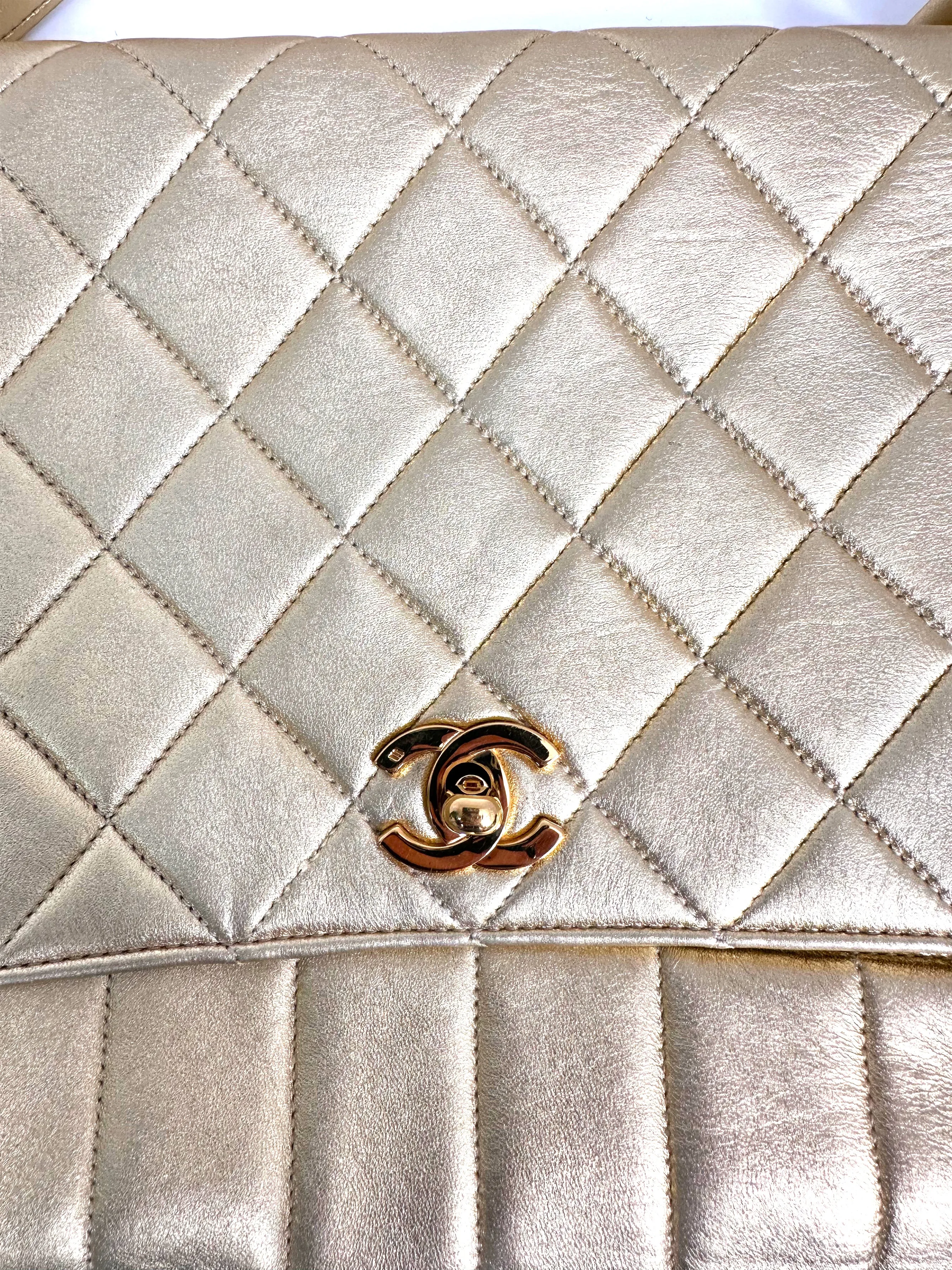 Gold Chanel Shoulder Bag