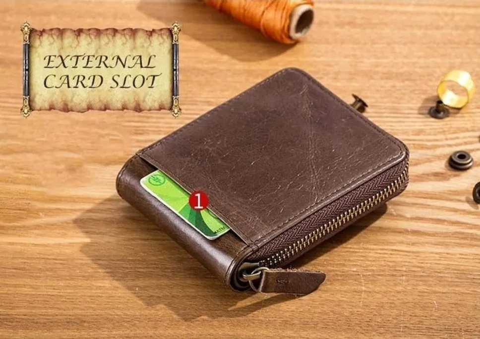 GOUS Men Casual, Ethnic, Evening/Party, Formal, Travel, Trendy Brown Genuine Leather Wallet (12 Card Slots)