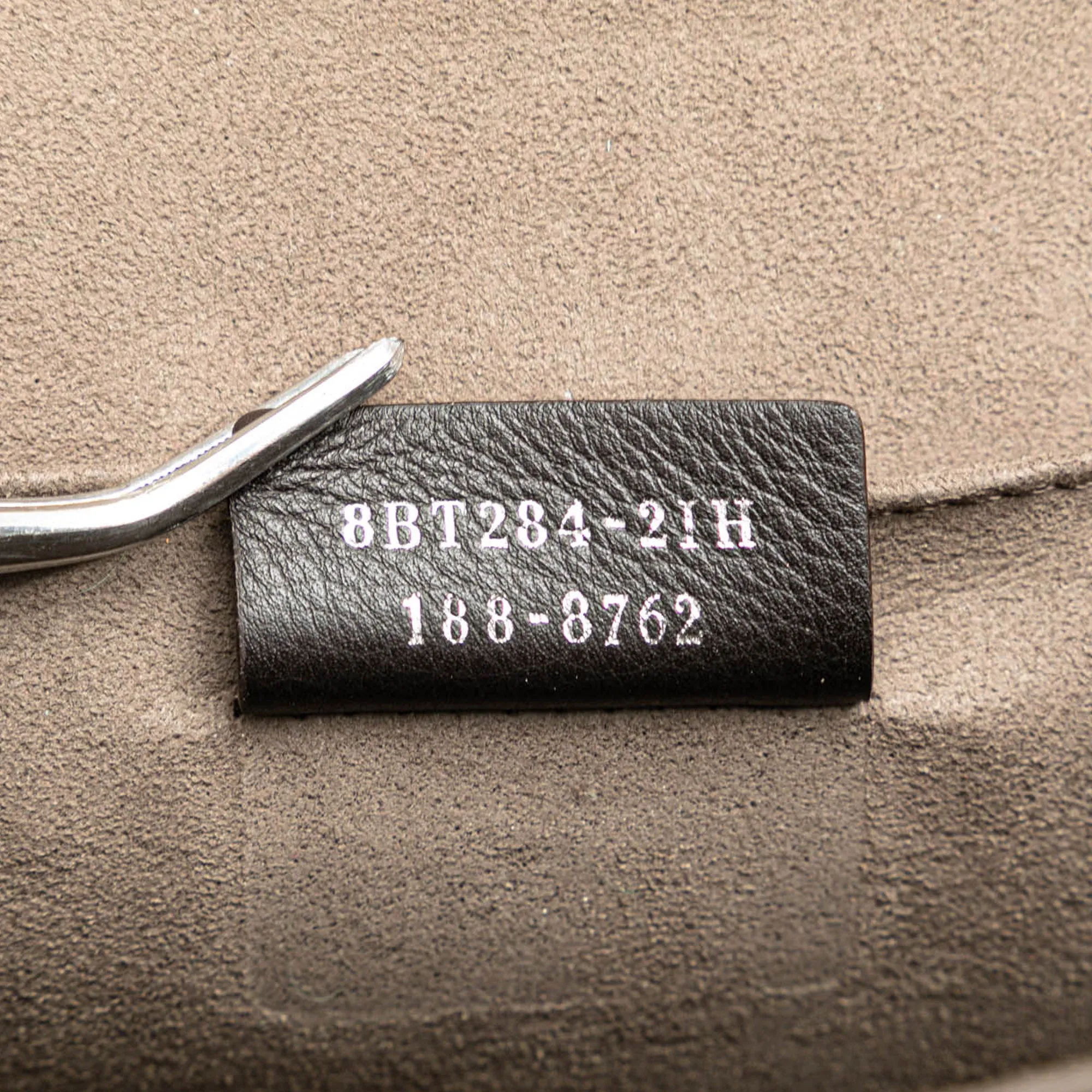 Gray Fendi Calfskin Kan I F Satchel