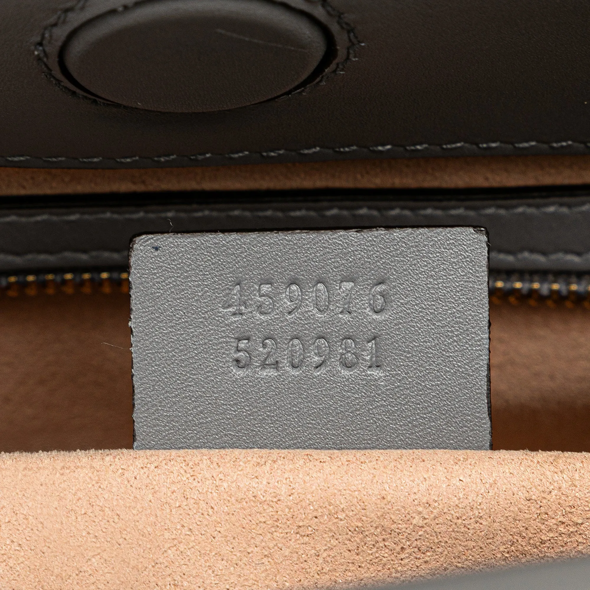 Gray Gucci Small Leather Nymphaea Satchel