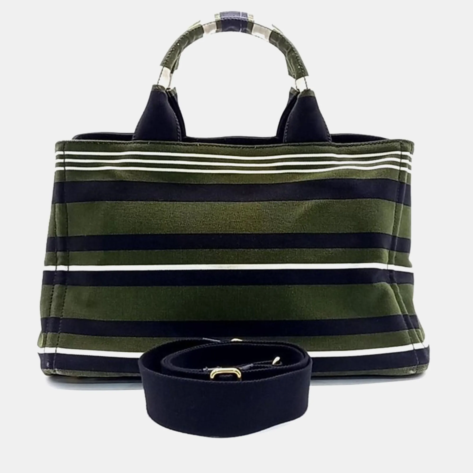 Green Canvas Canapa Tote Bag