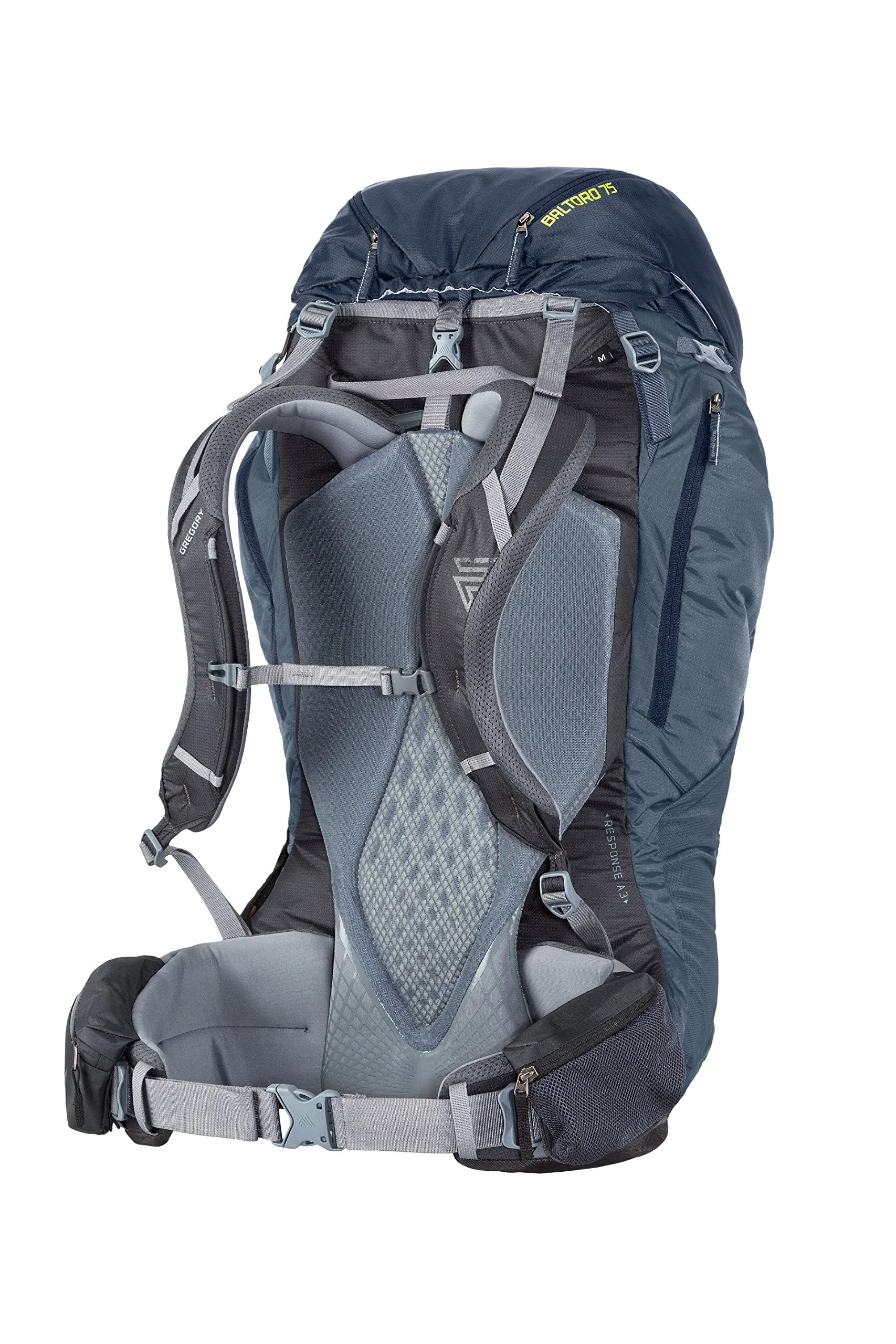 Gregory Mountain Products Baltoro 75 Liter Men's Backpack, Navy Blue, Medium