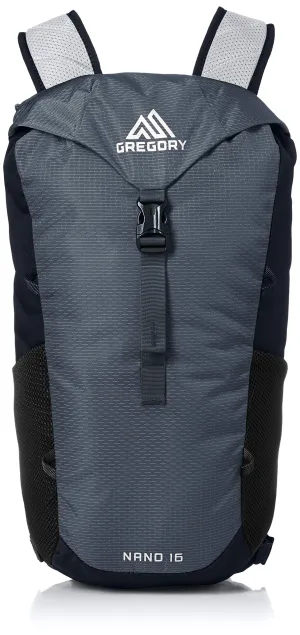Gregory Mountain Products Nano 16 Liter Daypack, Eclipse Black, One Size