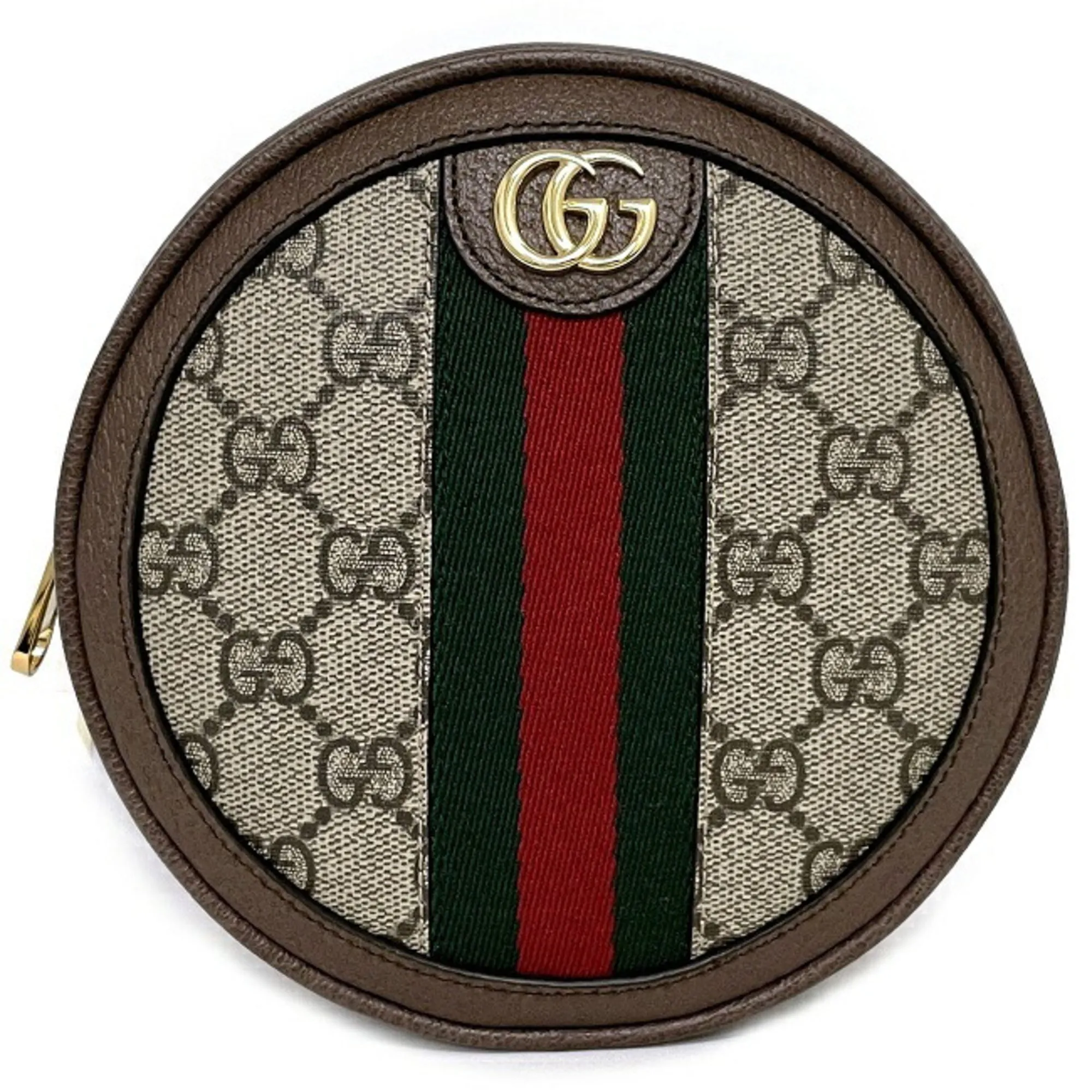 Gucci Backpack Beige Brown Green Red Offidia 598661 Leather PVC GUCCI Chain Rucksack GG Marmont Round Card Ladies