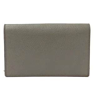 GUCCI bag ladies interlocking shoulder leather chain gray 510314