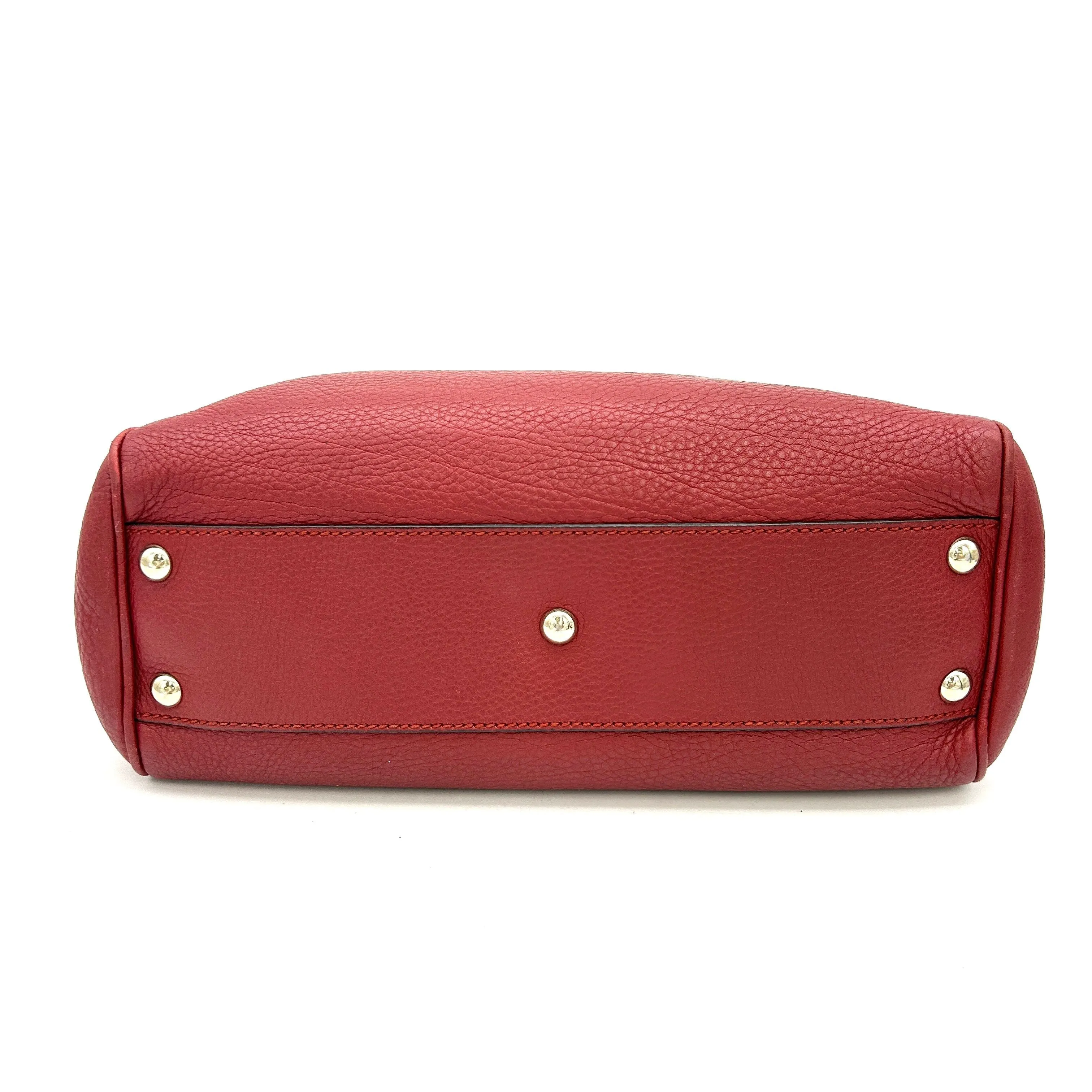 Gucci Bamboo Shopper Tote - Red Totes, Handbags LA13697