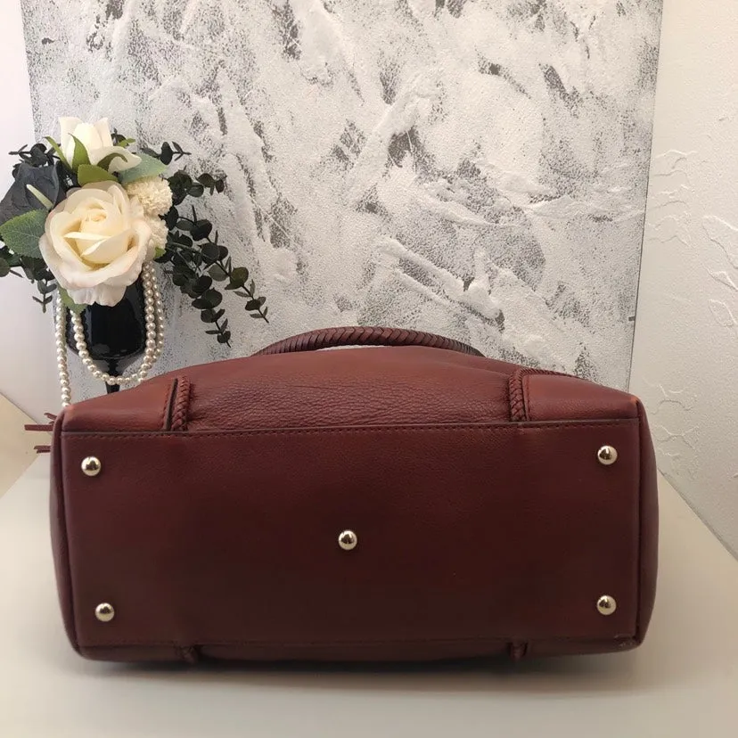 Gucci Brown Leather Preloved Tote Bag
