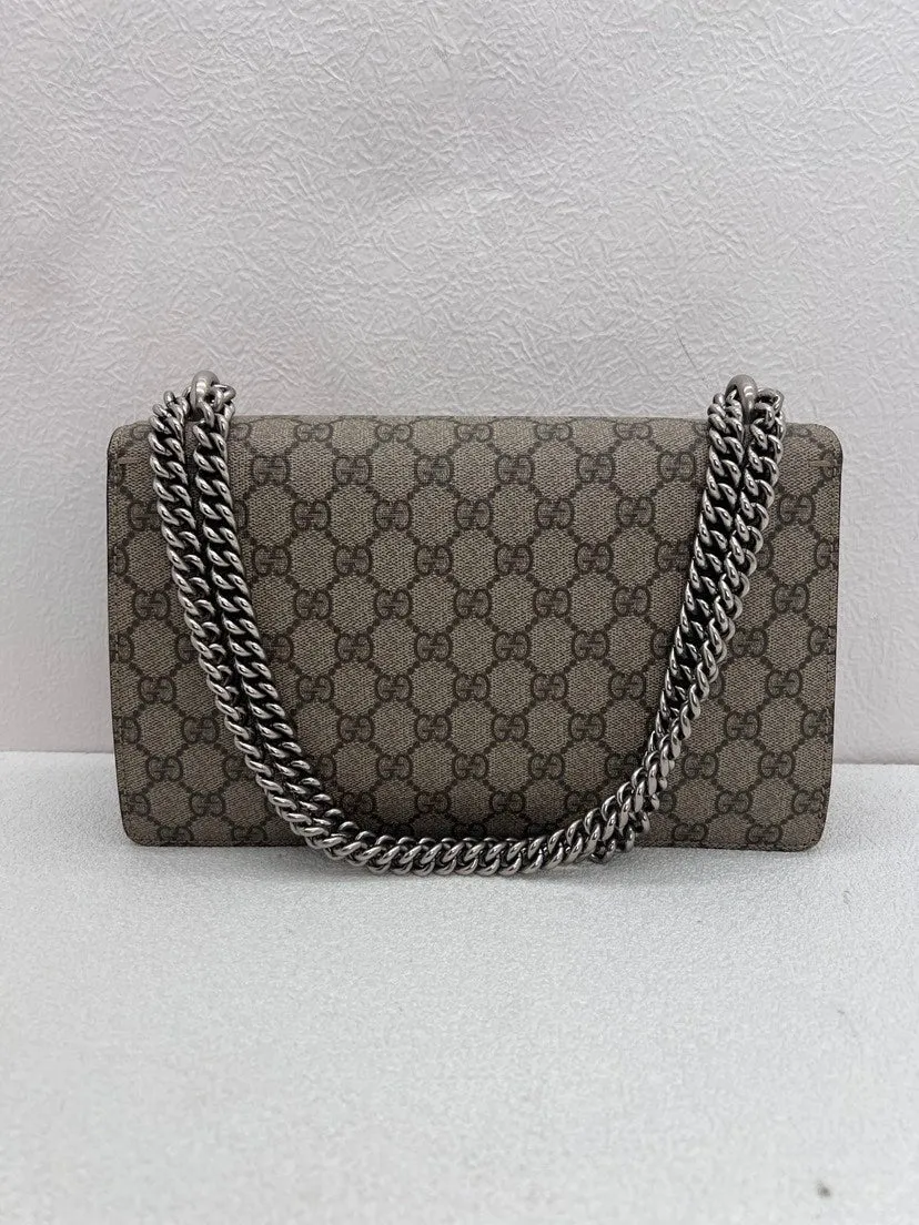 Gucci Dionysus GG Supreme Beige Shoulder Bag