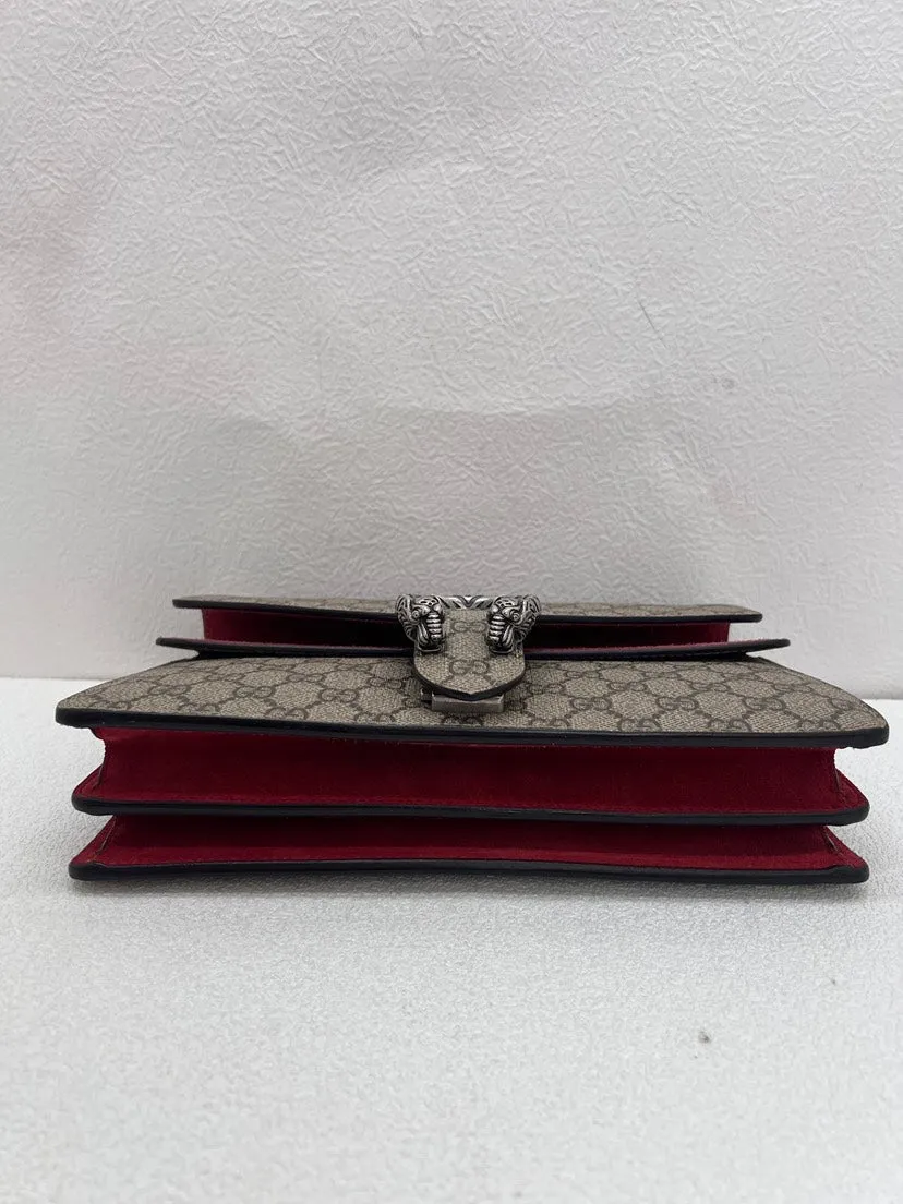Gucci Dionysus GG Supreme Beige Shoulder Bag