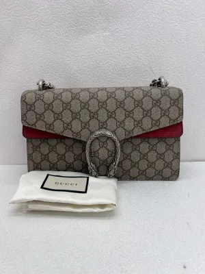Gucci Dionysus GG Supreme Beige Shoulder Bag