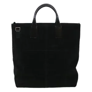 GUCCI Hand Bag Suede Black  bs5946