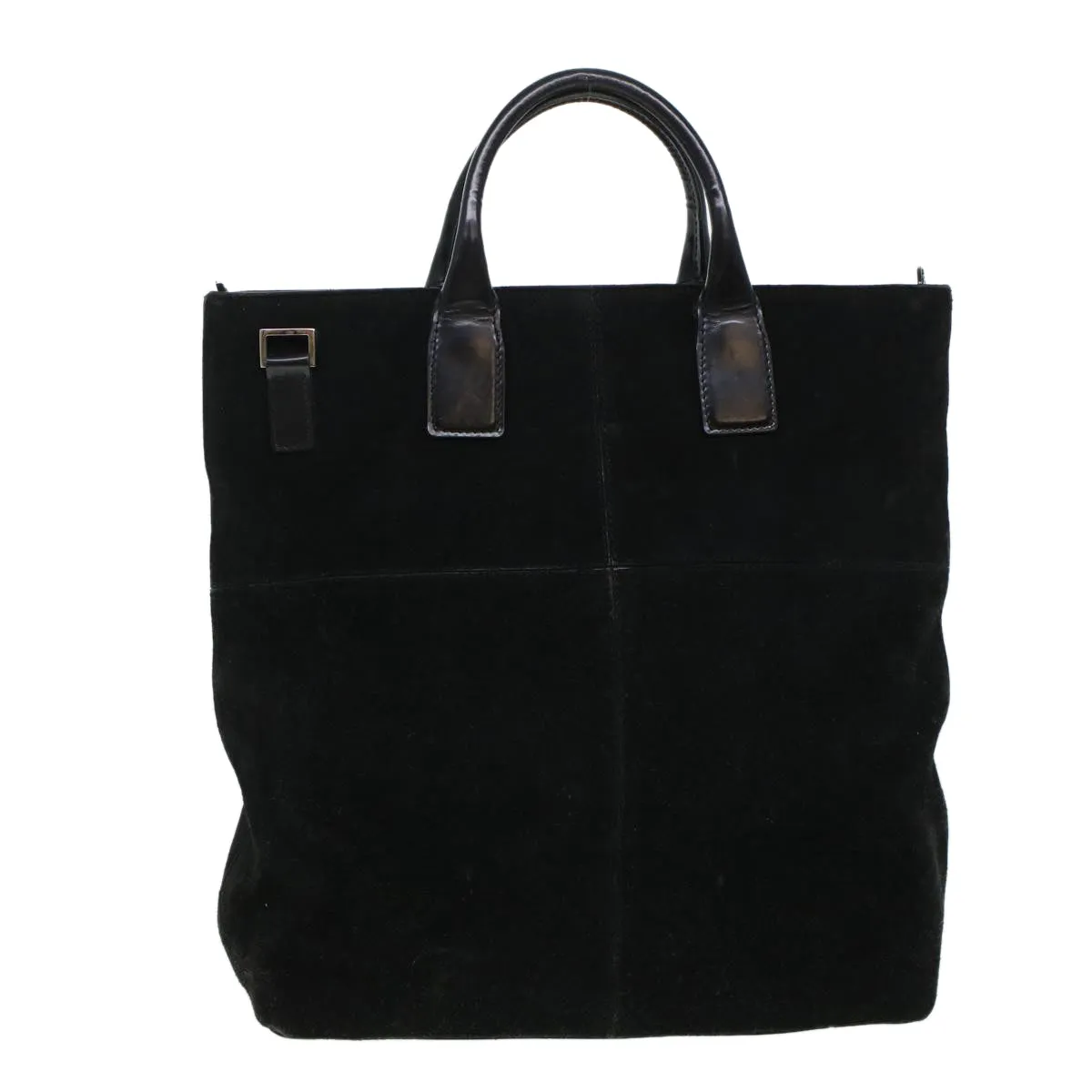 GUCCI Hand Bag Suede Black  bs5946