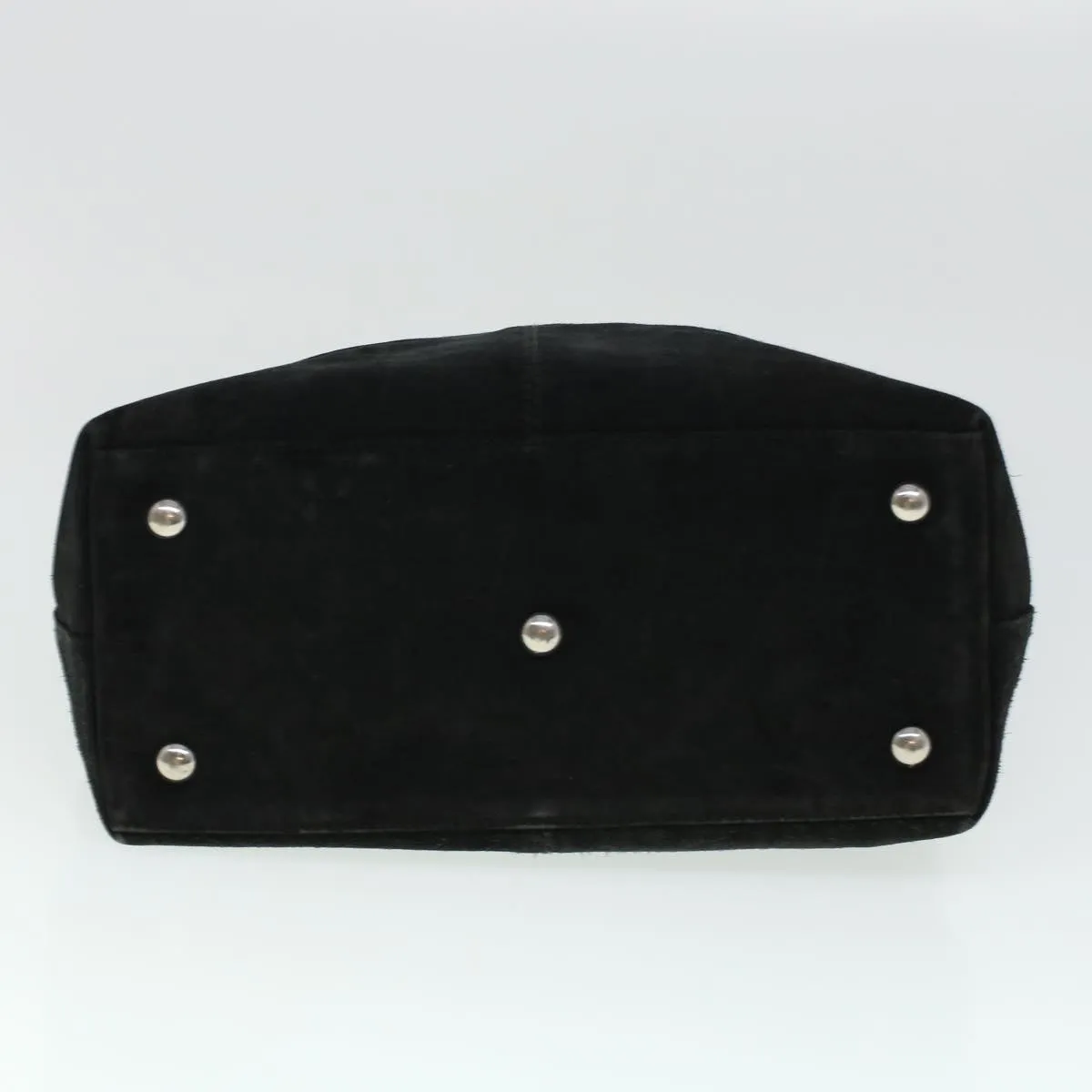 GUCCI Hand Bag Suede Black  bs5946