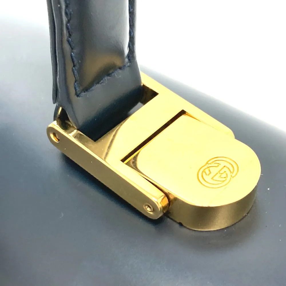 GUCCI Handbag 000.109.0121 leather Navy turn lock sideline Handbag Women Secondhand