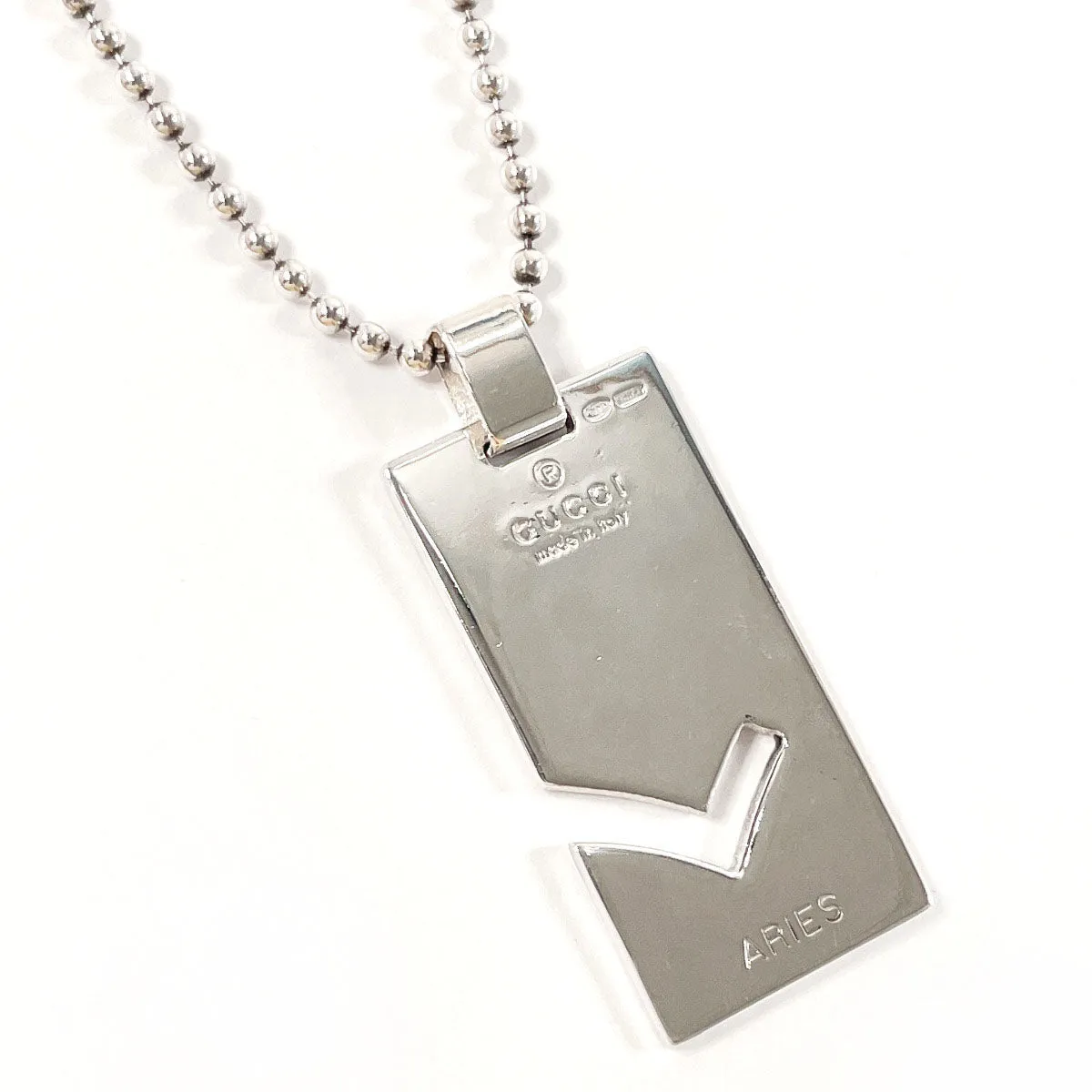 GUCCI Necklace Silver925 Silver Constellation ARIES Women Secondhand