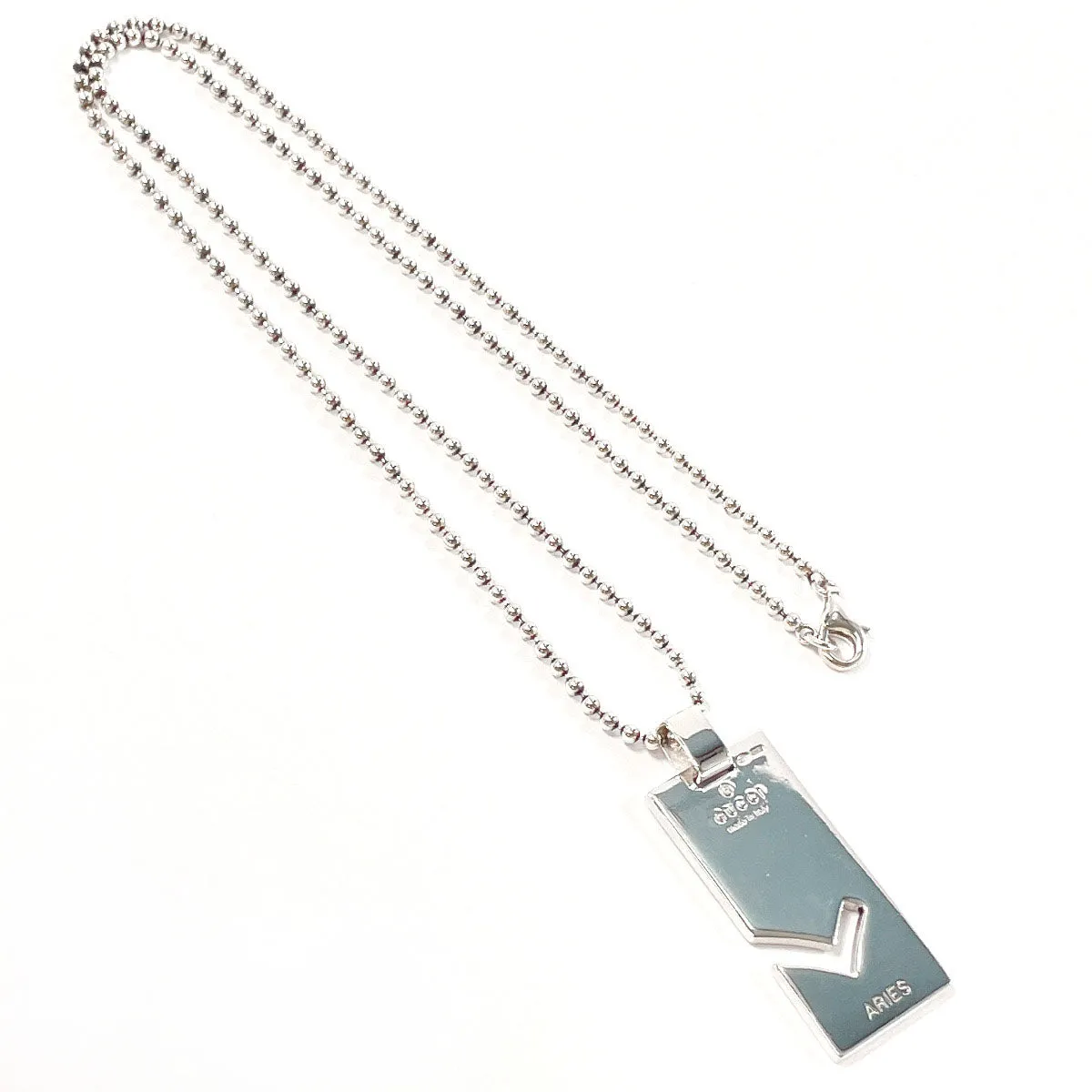 GUCCI Necklace Silver925 Silver Constellation ARIES Women Secondhand