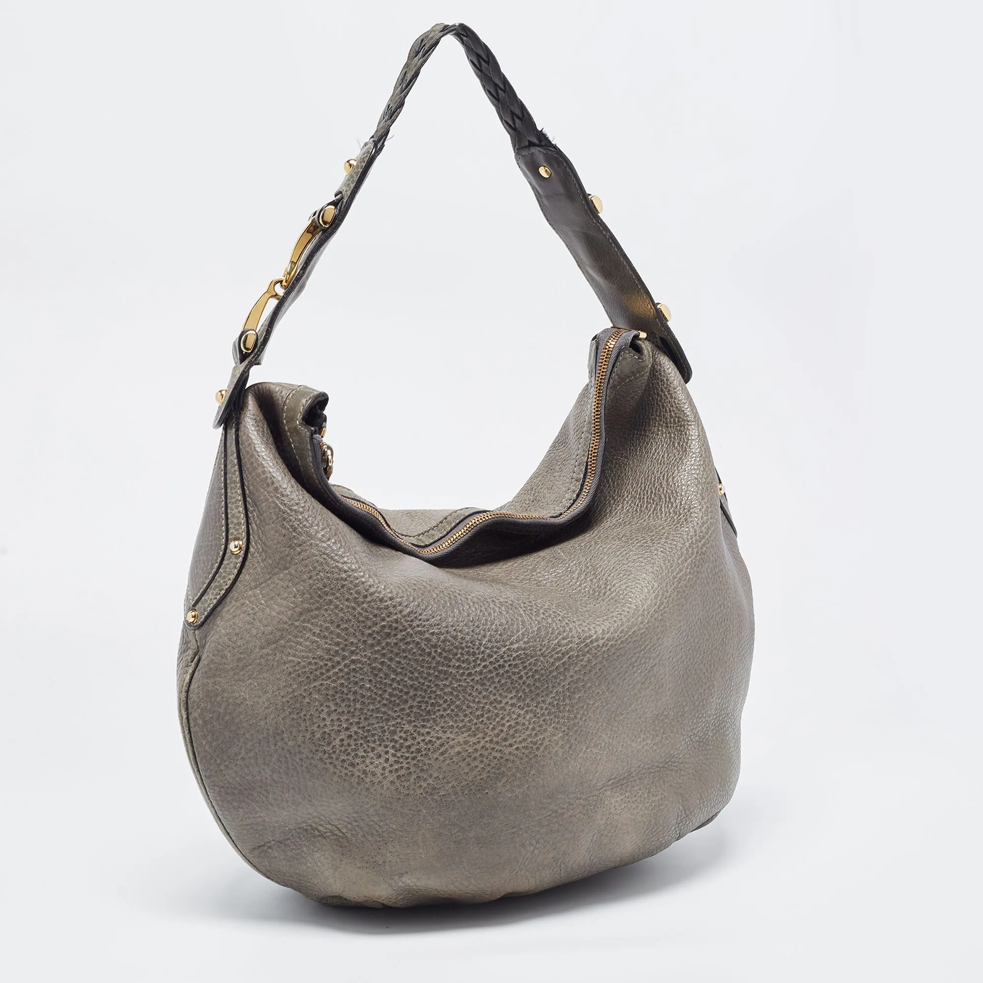 Gucci Pale Leather Medium Pelham Hobo