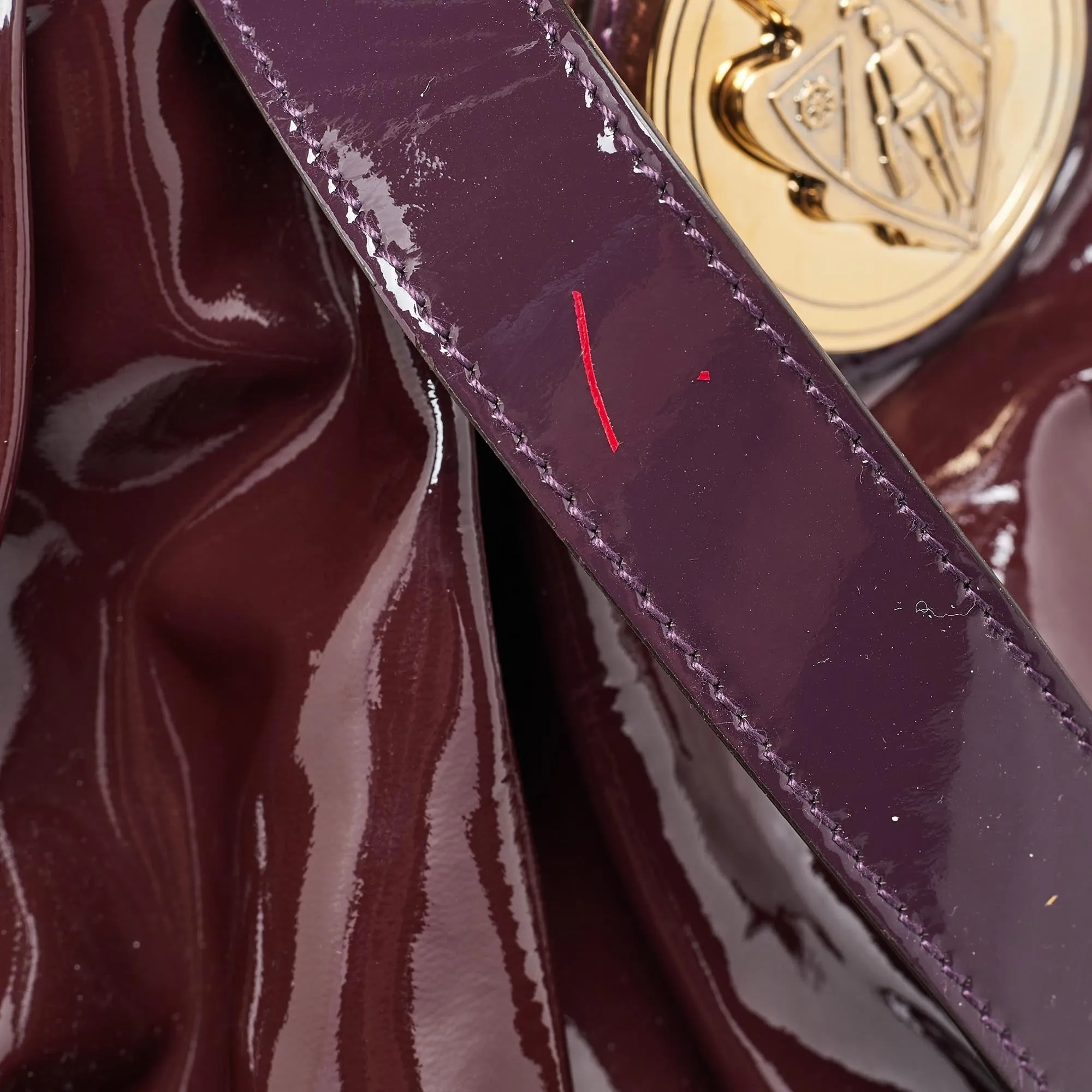 Gucci  Patent Leather Small Hysteria Hobo