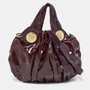 Gucci  Patent Leather Small Hysteria Hobo